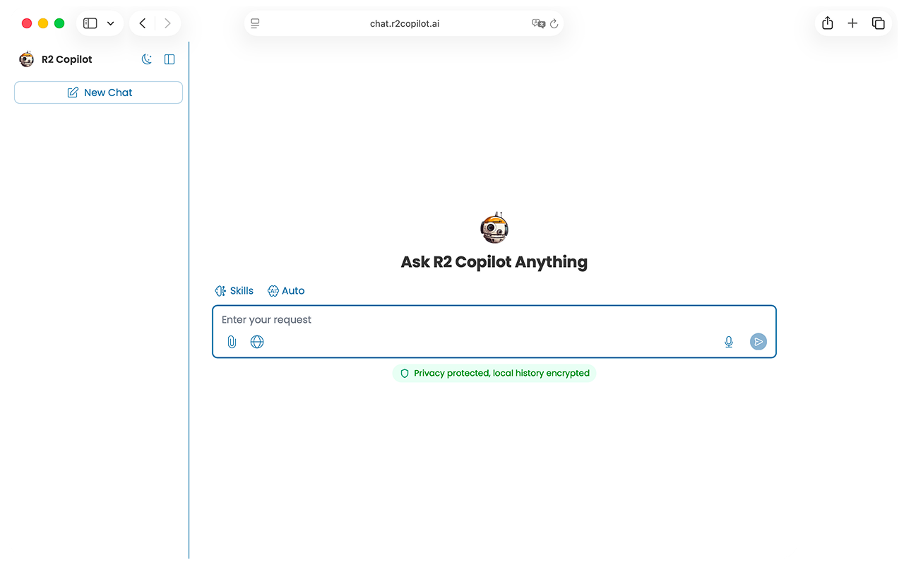 R2 Copilot web application
