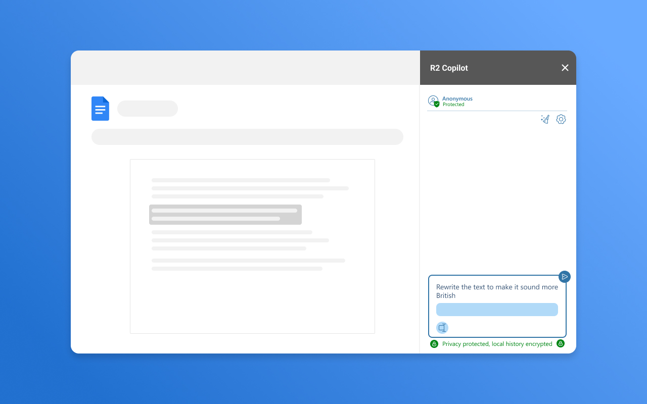 R2 Copilot in Google Docs